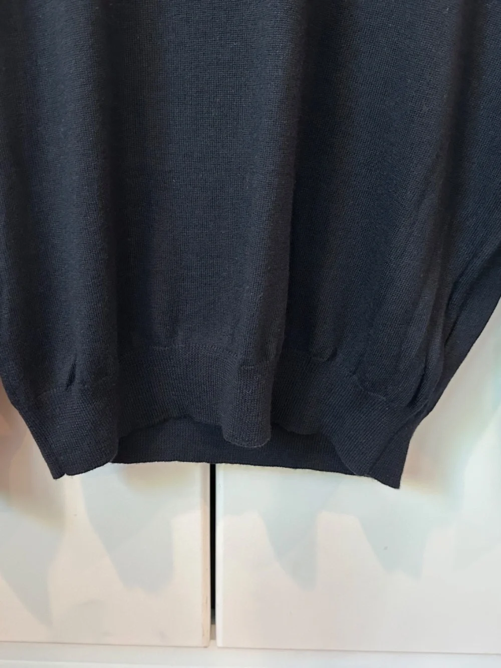 J.Crew Men’s Merino Wool Sweater Black Size M